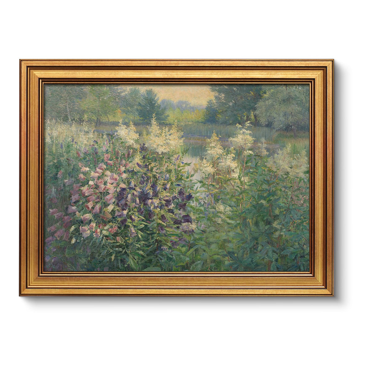VIYYIEA Vintage Gold Framed Wall Art – Hummingbird Sketch Prints, 8x10 IN