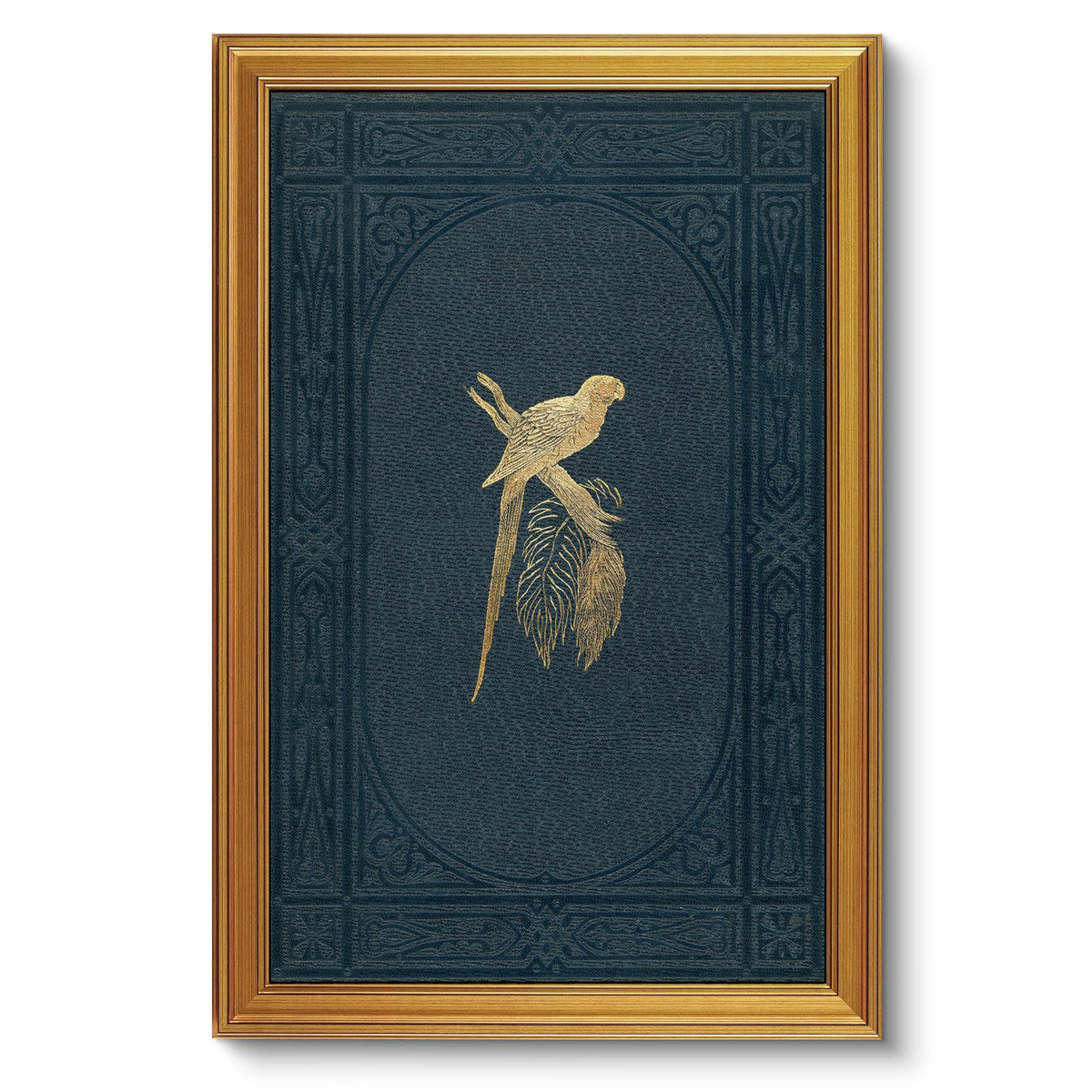 VIYYIEA Vintage Gold Framed Wall Art – Hummingbird Sketch Prints, 8x10 IN