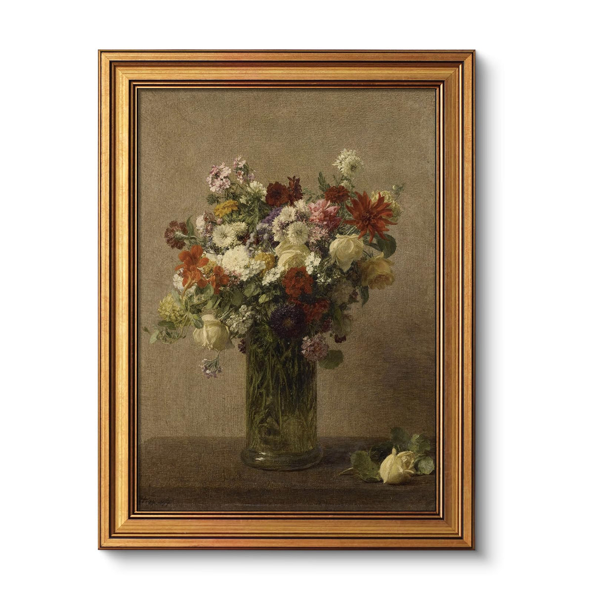 VIYYIEA Vintage Gold Framed Wall Art – Hummingbird Sketch Prints, 8x10 IN