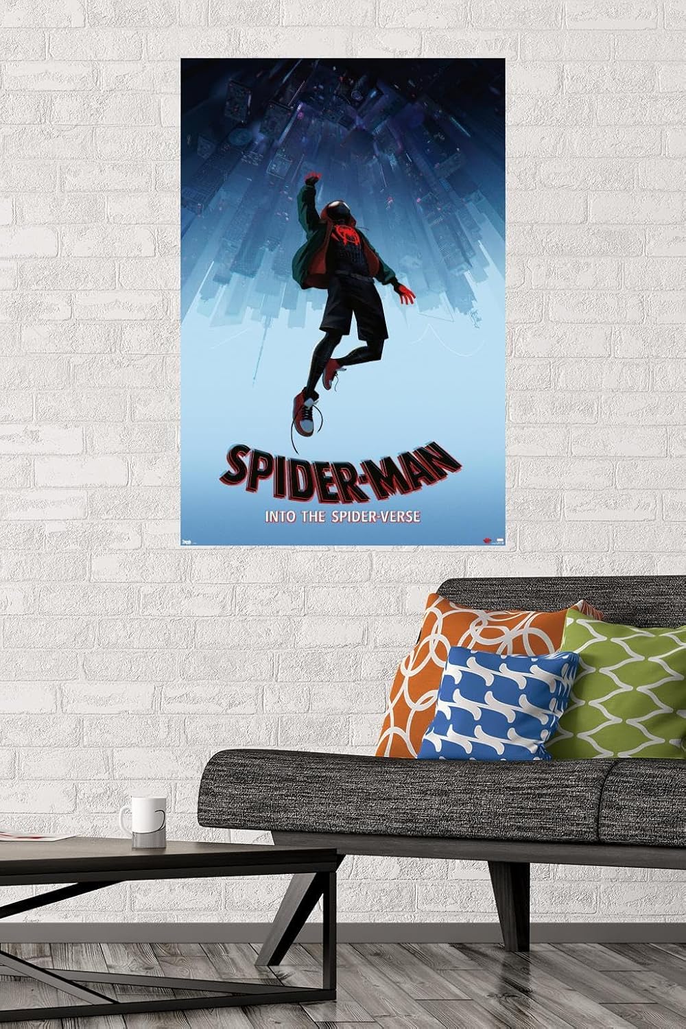 Trends International Marvel Spider-Man - Into The Spider-Verse - Falling Wall Poster, 22.375" x 34", Unframed Version