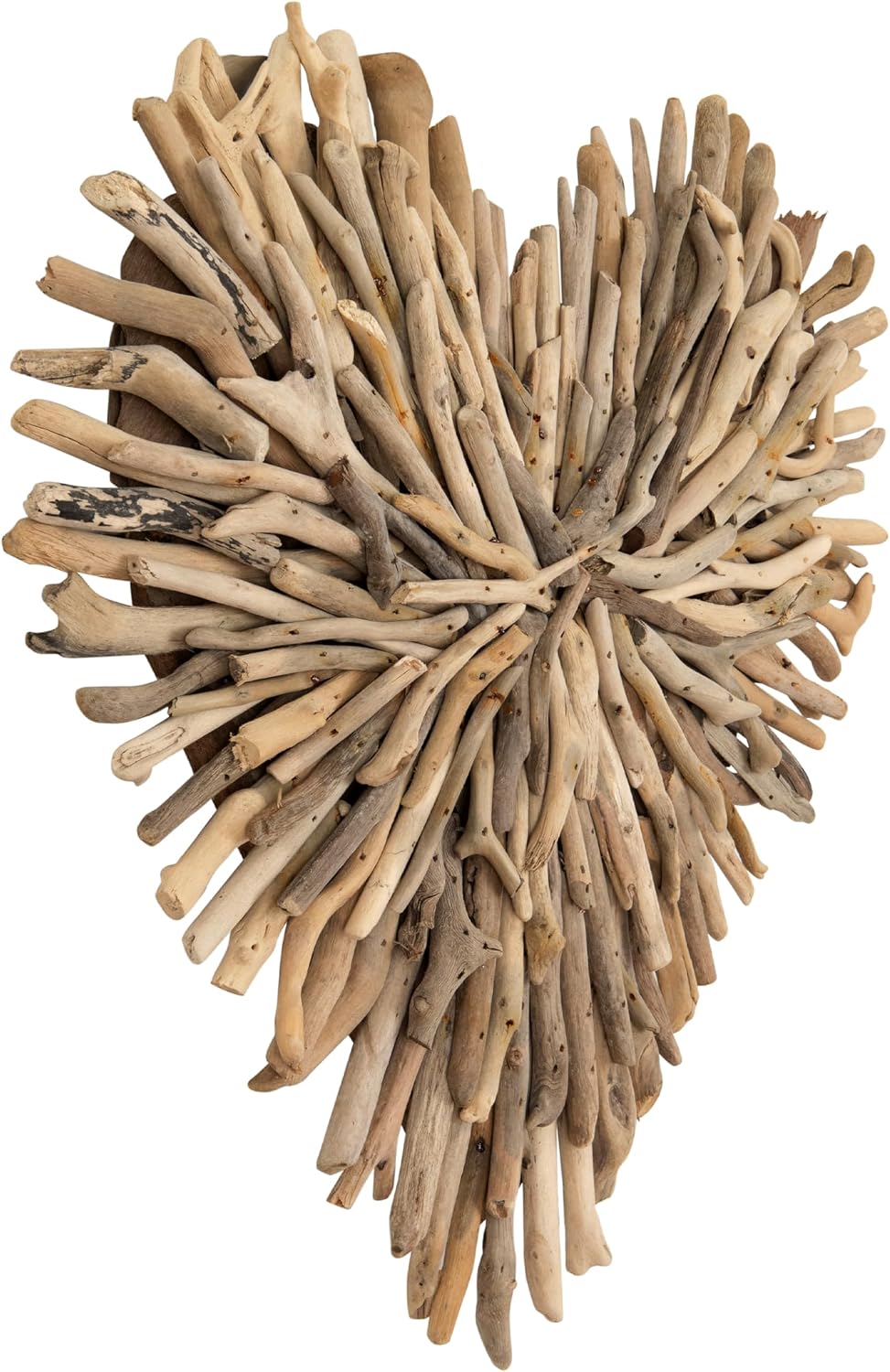 Creative Co-Op Driftwood Heart Shaped Wall Décor