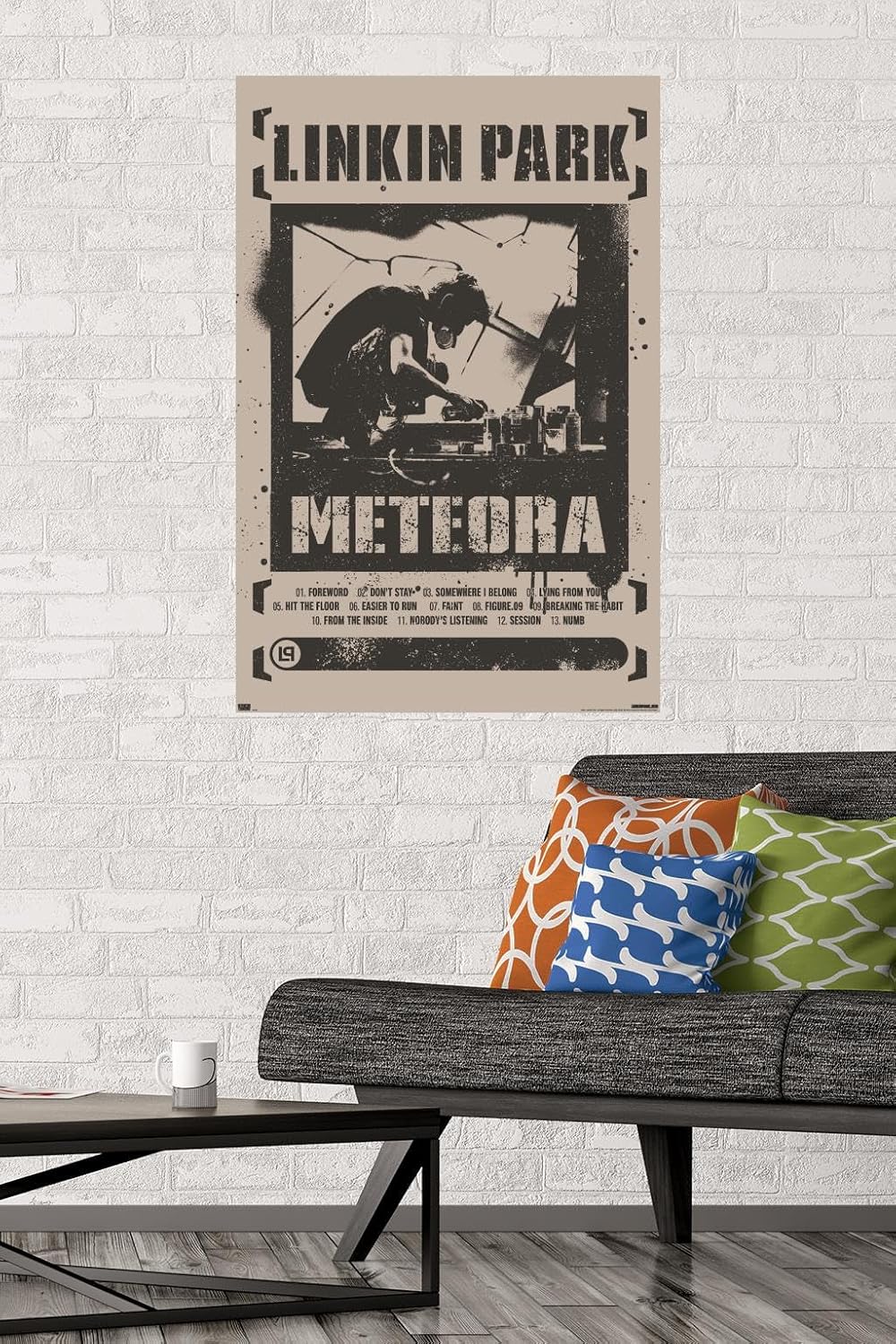 Linkin Park - Meteora Wall Poster, 34L" x 22.4W", Unframed Version