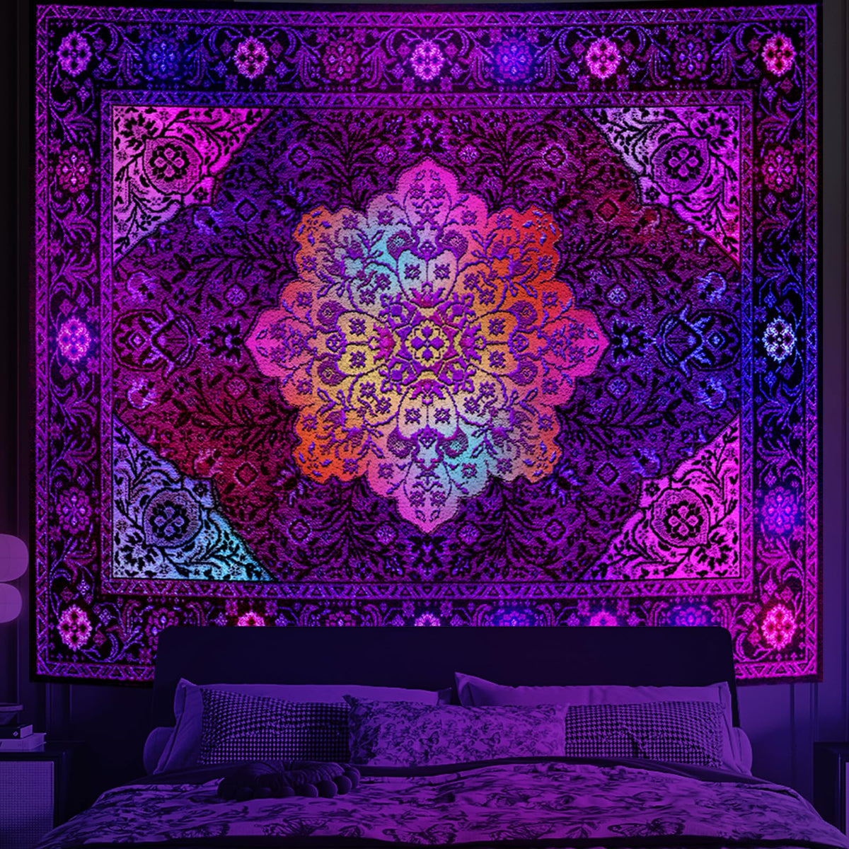 Apdidl Forest Tapestry for Bedroom, Large Green Fairy Wall Tapestries Decor