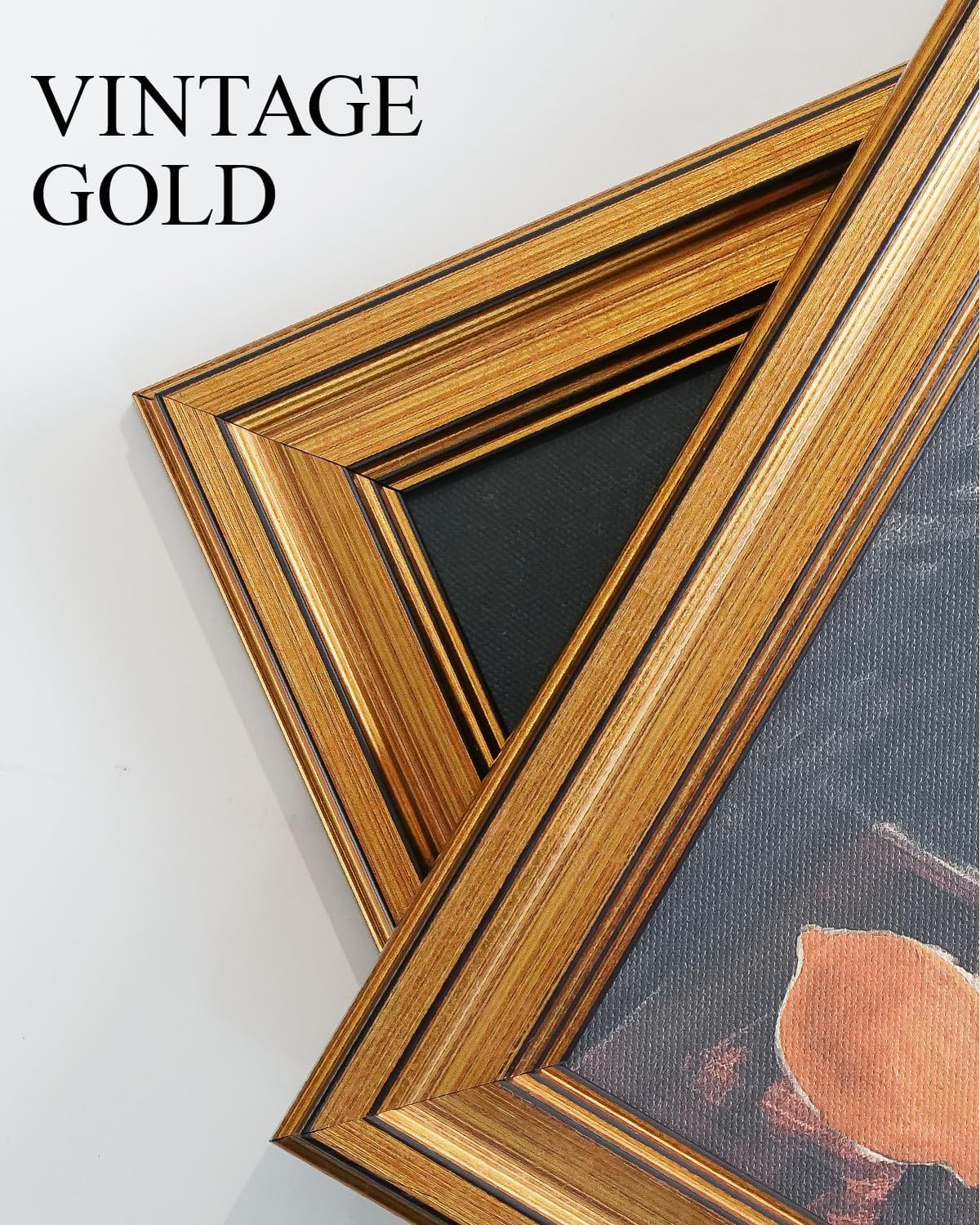 VIYYIEA Vintage Gold Framed Wall Art – Hummingbird Sketch Prints, 8x10 IN
