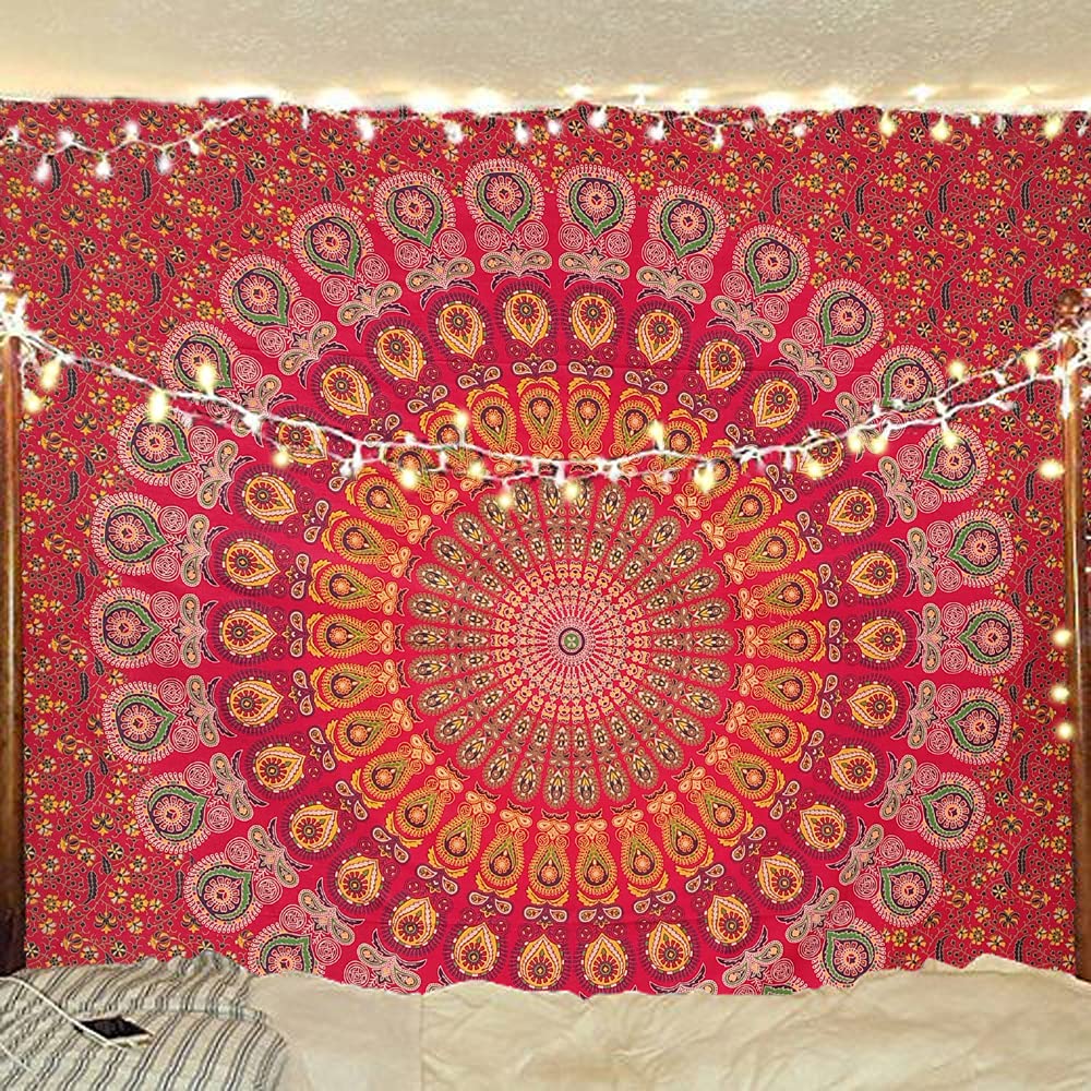 Bless International-Organic-Cotton-Purple-Pink-Handmade-Mandala-Tapestry