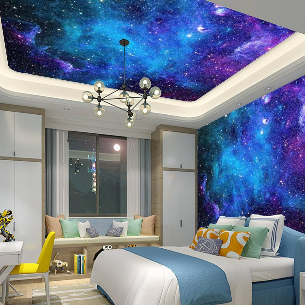 Apdidl Galaxy Wall Tapestry, Outer Space Themed Party Decorations Backdrop
