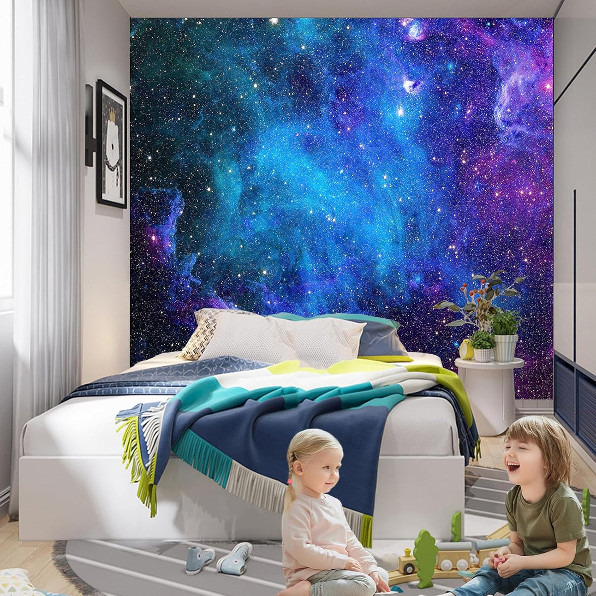 Apdidl Galaxy Wall Tapestry, Outer Space Themed Party Decorations Backdrop