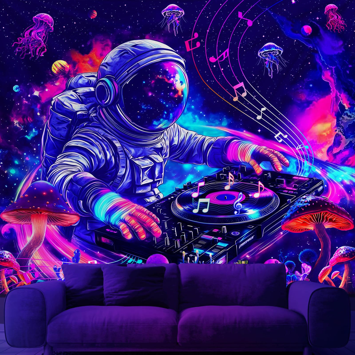 Apdidl Galaxy Wall Tapestry, Outer Space Themed Party Decorations Backdrop