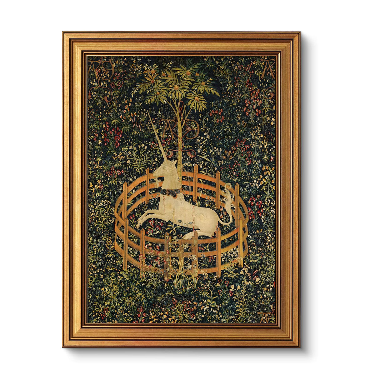 VIYYIEA Vintage Gold Framed Wall Art – Hummingbird Sketch Prints, 8x10 IN