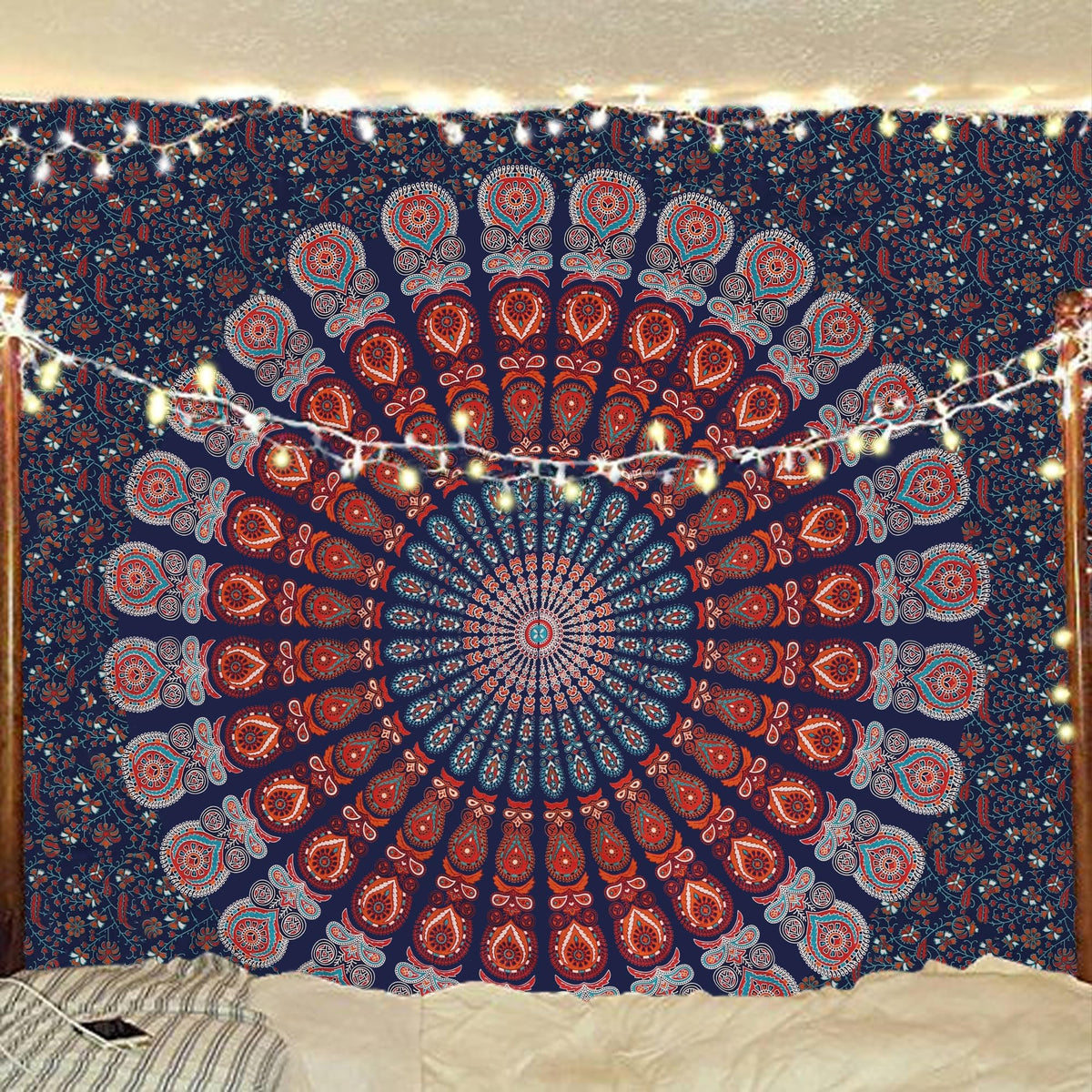 Bless International-Organic-Cotton-Purple-Pink-Handmade-Mandala-Tapestry