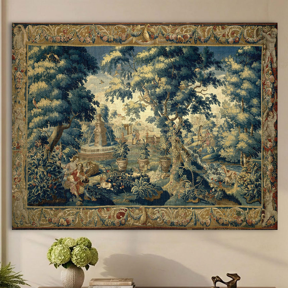 LATETOMT Medieval Knight Tapestry, Antique European Wall Decor 78.7x56in