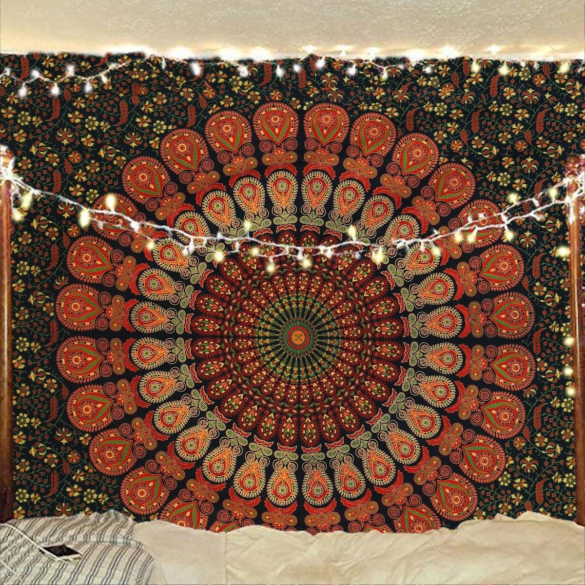 Bless International-Organic-Cotton-Purple-Pink-Handmade-Mandala-Tapestry