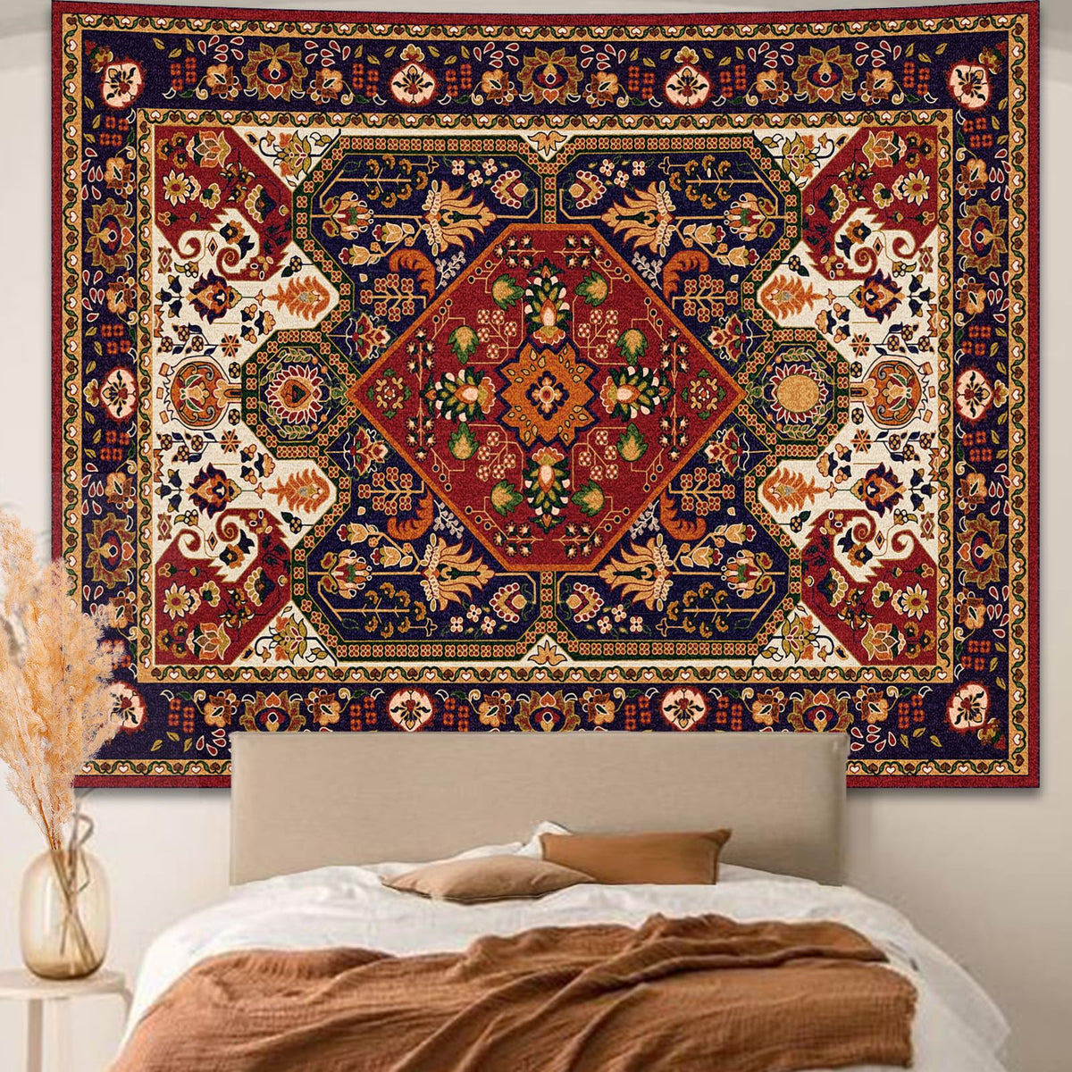 Apdidl Boho Hippie Wall Tapestry for Bedroom, Mandala Indian Tapestries