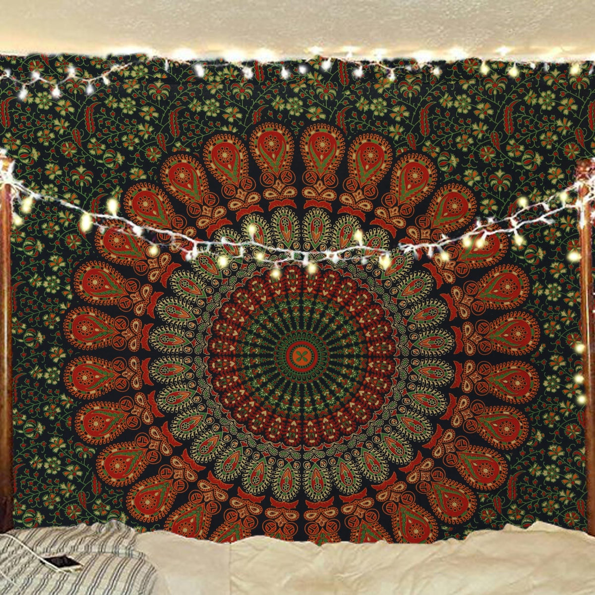 Bless International-Organic-Cotton-Purple-Pink-Handmade-Mandala-Tapestry