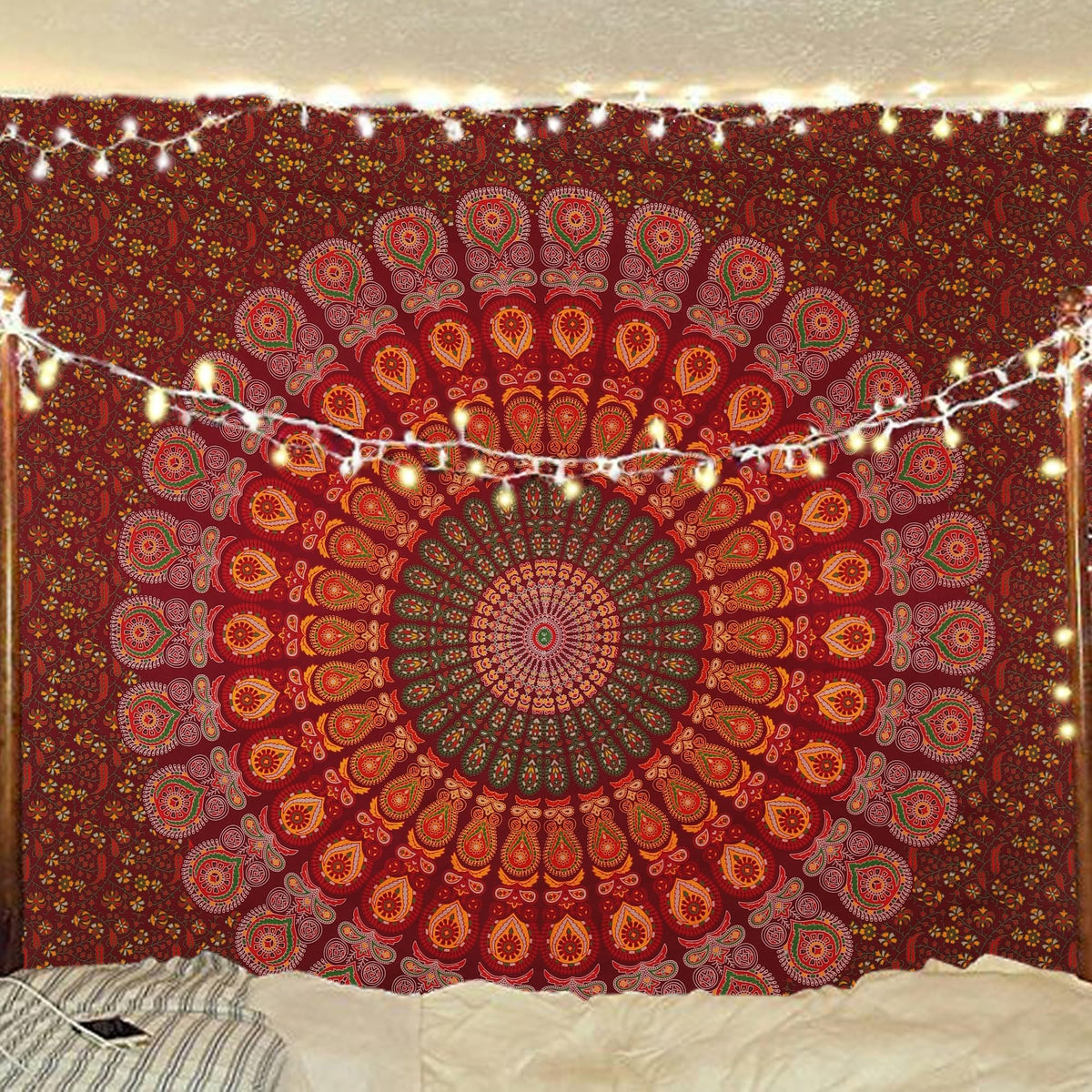 Bless International-Organic-Cotton-Purple-Pink-Handmade-Mandala-Tapestry