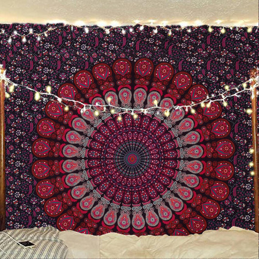 Bless International-Organic-Cotton-Purple-Pink-Handmade-Mandala-Tapestry