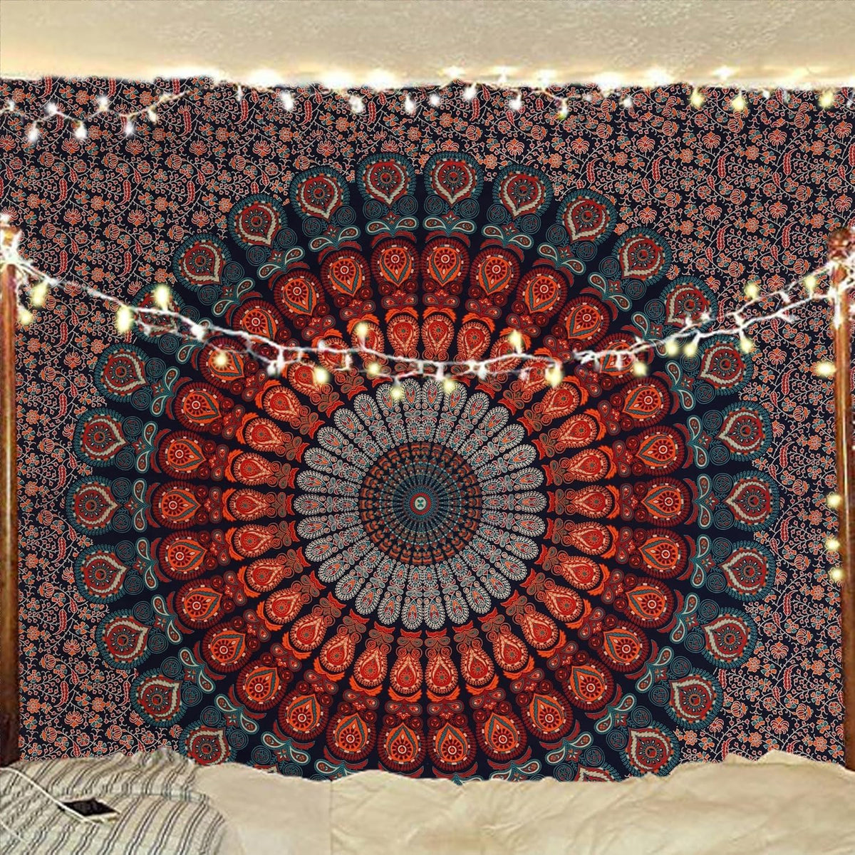 Bless International-Organic-Cotton-Purple-Pink-Handmade-Mandala-Tapestry