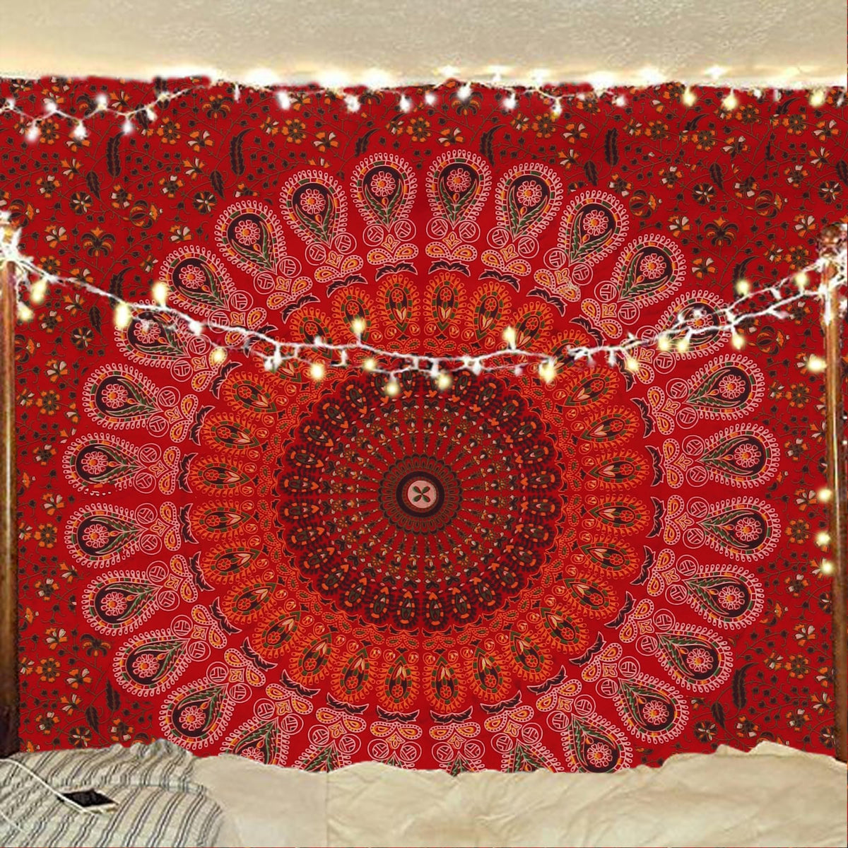 Bless International-Organic-Cotton-Purple-Pink-Handmade-Mandala-Tapestry
