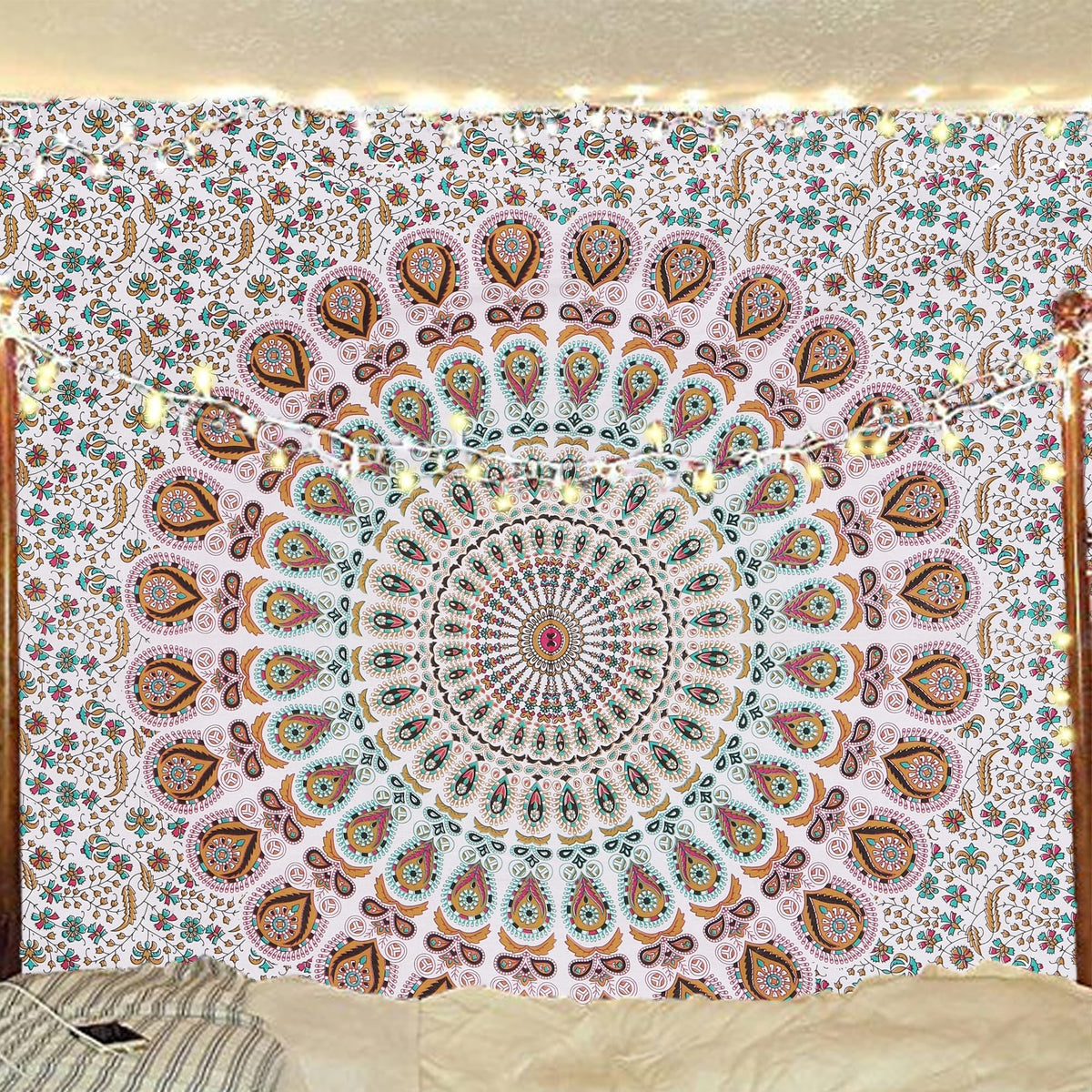 Bless International-Organic-Cotton-Purple-Pink-Handmade-Mandala-Tapestry