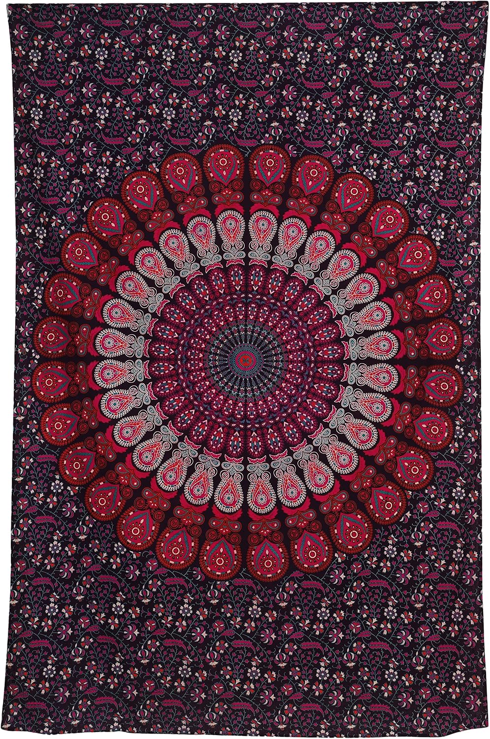 Bless International-Organic-Cotton-Purple-Pink-Handmade-Mandala-Tapestry