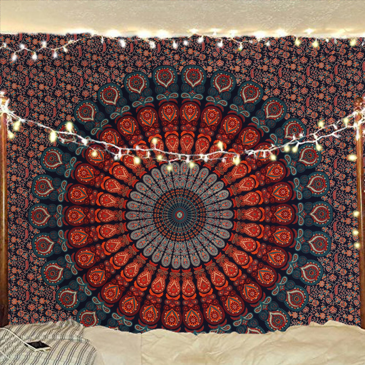 Bless International-Organic-Cotton-Purple-Pink-Handmade-Mandala-Tapestry