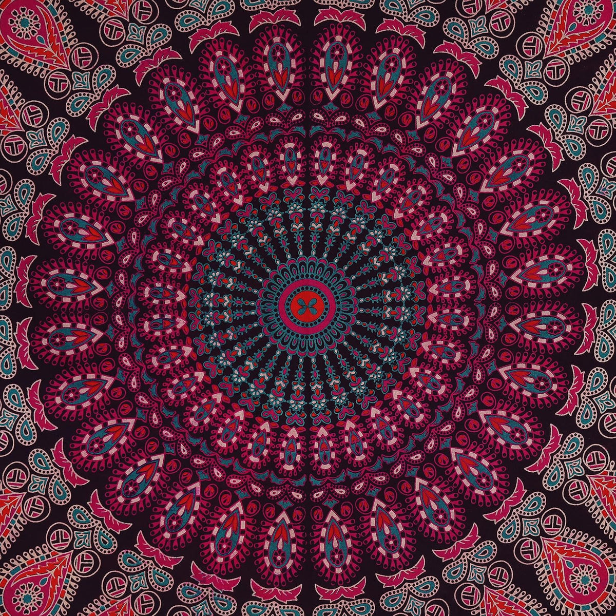 Bless International-Organic-Cotton-Purple-Pink-Handmade-Mandala-Tapestry